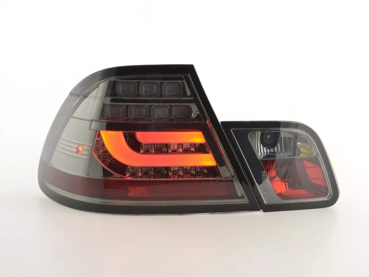 FK Pair Smoke BLACK LED REAR LIGHTS BMW 3-series E46 Coupe 03-07 black LHD
