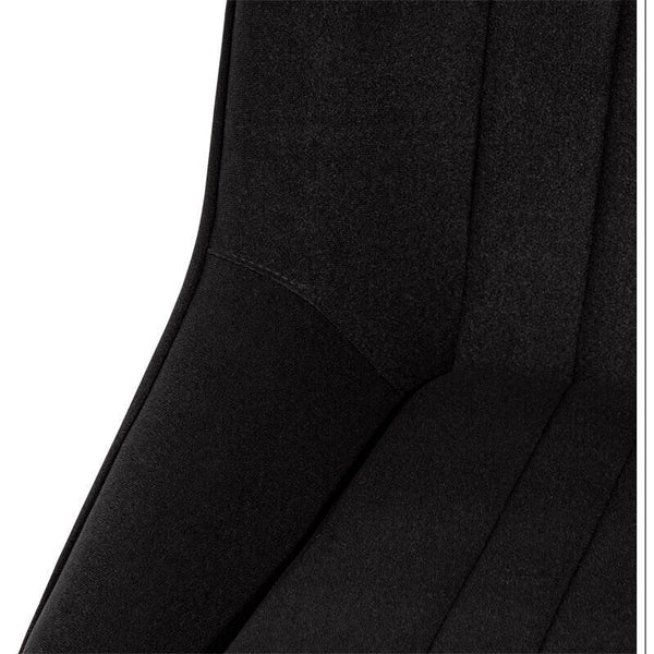 AS x1 Classic Car Retro Kit Sports Fixed Back Bucket Seat Black Fabric + slides