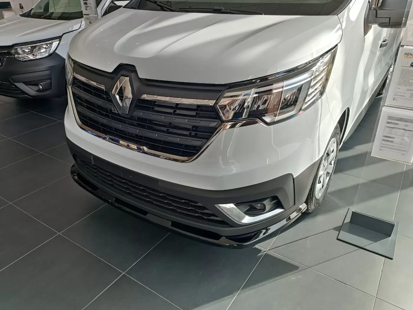 Motordrome Design Front Bumper Splitter Styling Renault Trafic Mk3 Facelift 22+