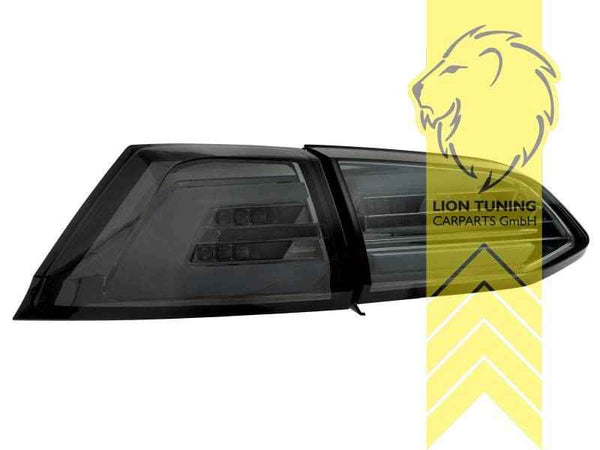 LT Set LED REAR LIGHTS LAMPS TAIL VW Golf 7 BA5 13+ Variant Black Smoke Grey LHD