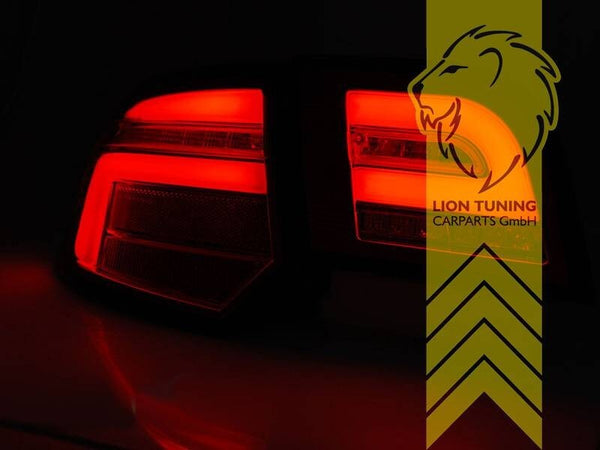 LT Pair LED Lightbar Rear Lights Audi A3 8P Sportback black 08-12 LHD