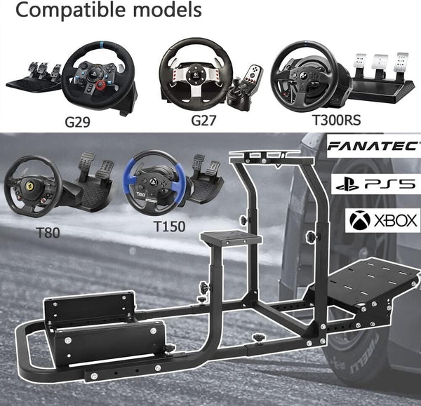 DD Driving Game Sim Racing Frame Rig for Seat Wheel Pedals Xbox PS PC Console F1
