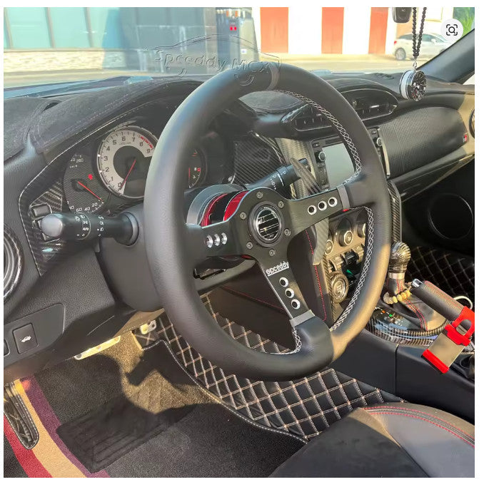 Universal Car Steering Wheel Real Carbon Bracket Shift Flappy Paddles For Gear Shift + / - Up Down Gears