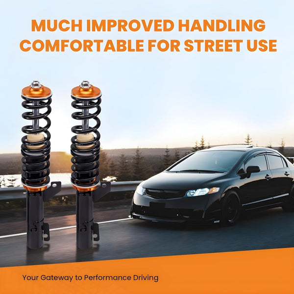 MXPR Coilovers Kit Audi TT Mk1 8N Quattro 98-06 1.8T 3.2 VR6 02 Coupe Roadster