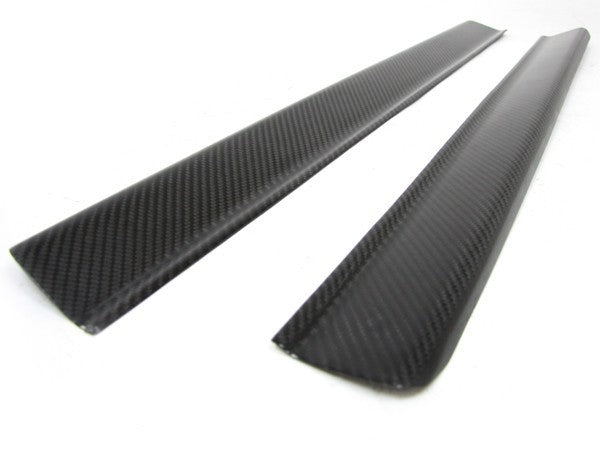 DTK New Pair 986 Boxster 996 911 97-05 Door Sill Trims - Plain Carbon Fibre