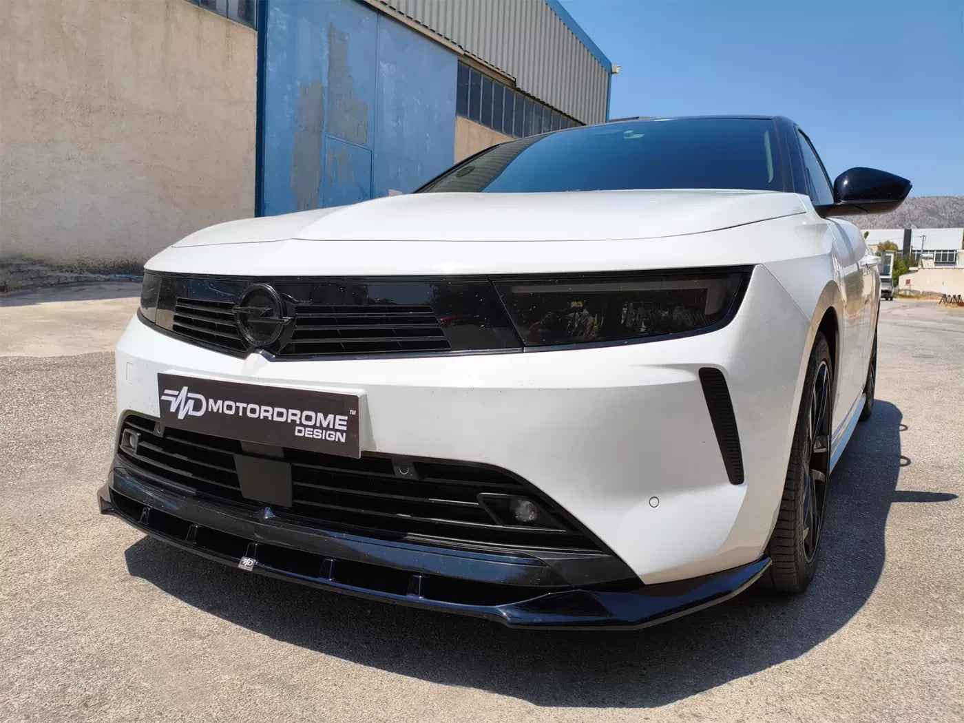 Motordrome Rear Splitter Diffusor Opel Vauxhall Astra L - Black Gloss ABS