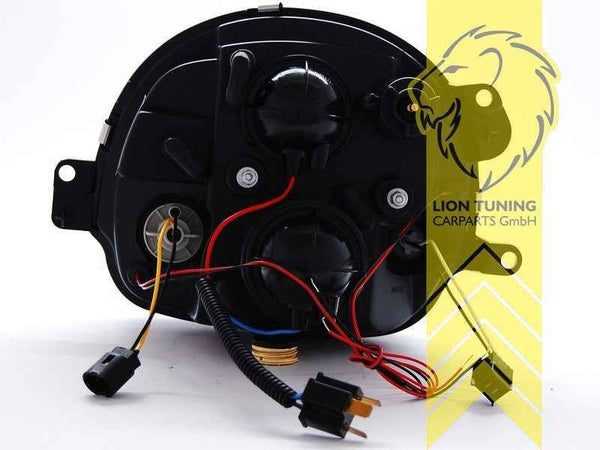 LTG Pair LED DRL Halo Ring Headlights Renault Twingo 1 + FL 98-07 chrome LHD