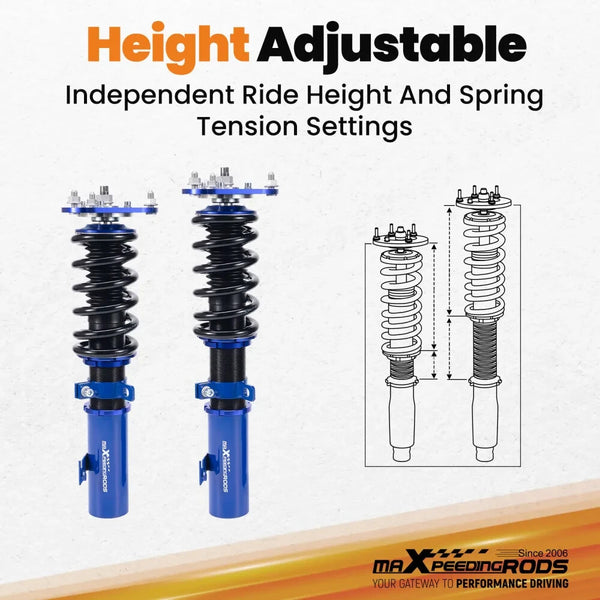 MXPR Adjustable Height Lowering Coilovers Toyota Celica 99-06 T23 1.8 VVT-i TS