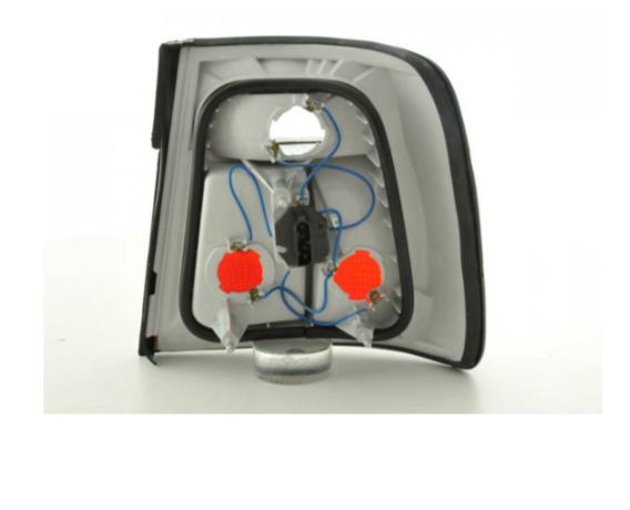 FK Pair Rear Lights BMW 5-Series E34 88-94 white clear red Saloon LHD Tail Lamps