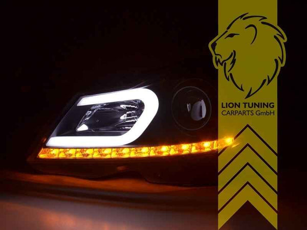 LTG Pair LED DRL Lightbar Headlights Mercedes W204 S204) Facelift 11-15 LHD