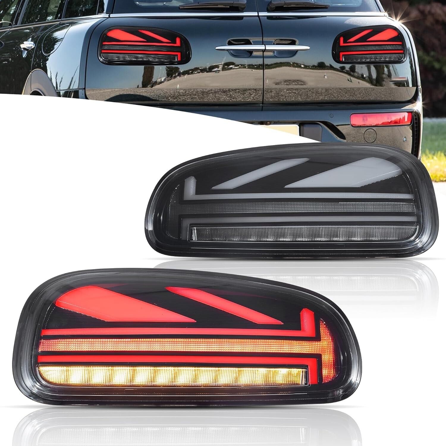 VLAND Mini Clubman F54 F54 LCI One Cooper S SD JCW 15+ LED Rear Tail Lights LHD