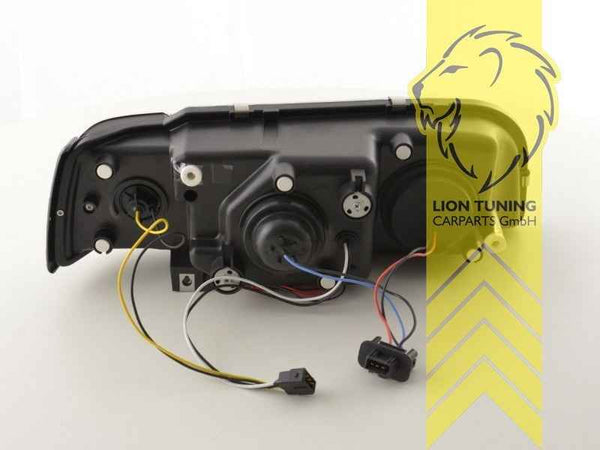 LTG Pair LED DRL Halo Ring Headlights Volvo 850 sedan estate LS LW 91-97 LHD