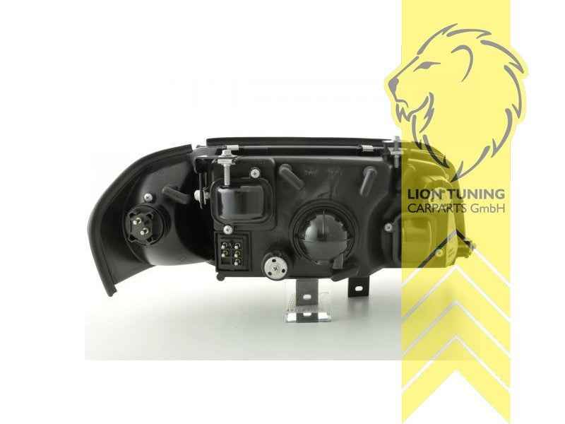 LTG Pair LED DRL Headlights Mercedes W202 sedan S202 estate C-Class chrome LHD