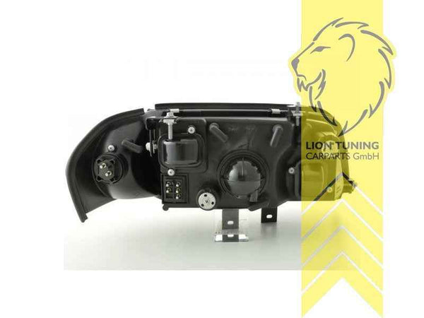 LTG Pair LED DRL Headlights Mercedes W202 sedan S202 estate C-Class chrome LHD