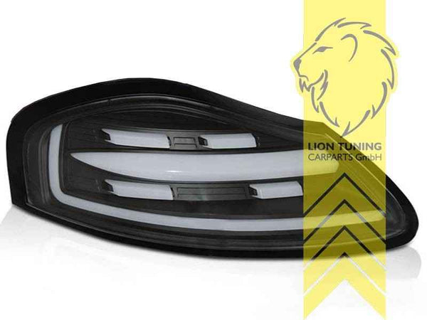 LTG Pair LED Dyna Rear Lights Tail Lamps Porsche Boxster 986 96-04 Black LHD RHD