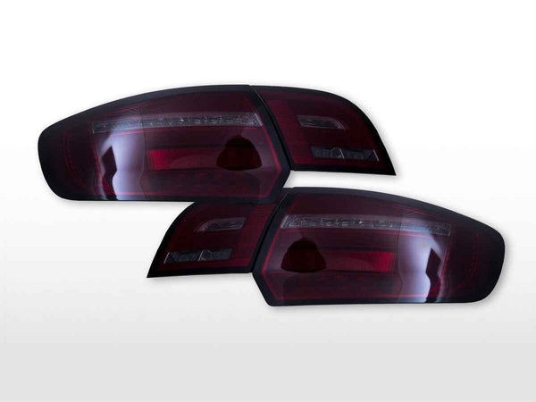 FK LED Lightbar Rear Lights Tail Lamps Audi A3 8P 8PA 04-08 Black RED S3 LHD