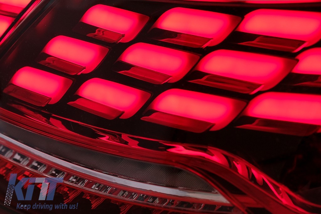 KT Pair LED Rear Lights Merc S-Class Coupe C217 Cabrio A217 15-17 S63 S65 LHD