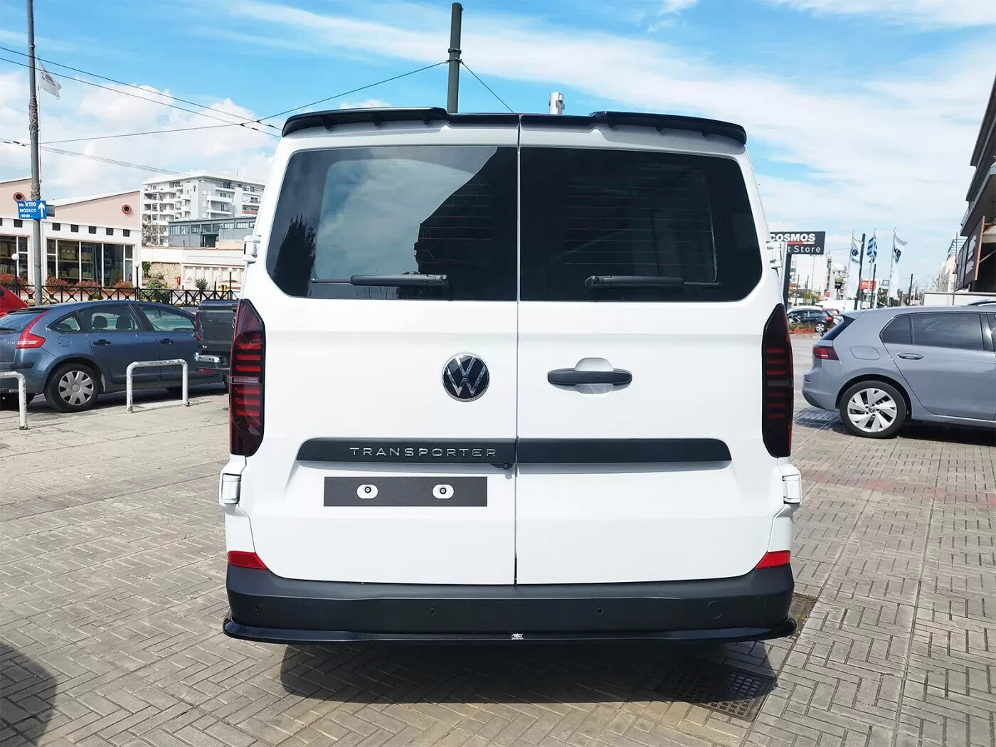 Motordrome Design Rear Wing Boot Roof Spoiler BD Ford Transit Custom MK2 + VW T7
