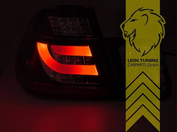 LT Pair LED Lightbar REAR LIGHTS Tail BMW E46 Sedan 01-05 FL Black Smoke LHD