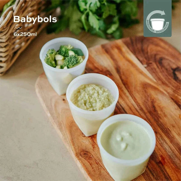 Babymoov Bio-Sourced Babybols Food Containers 250ml Pack of 6