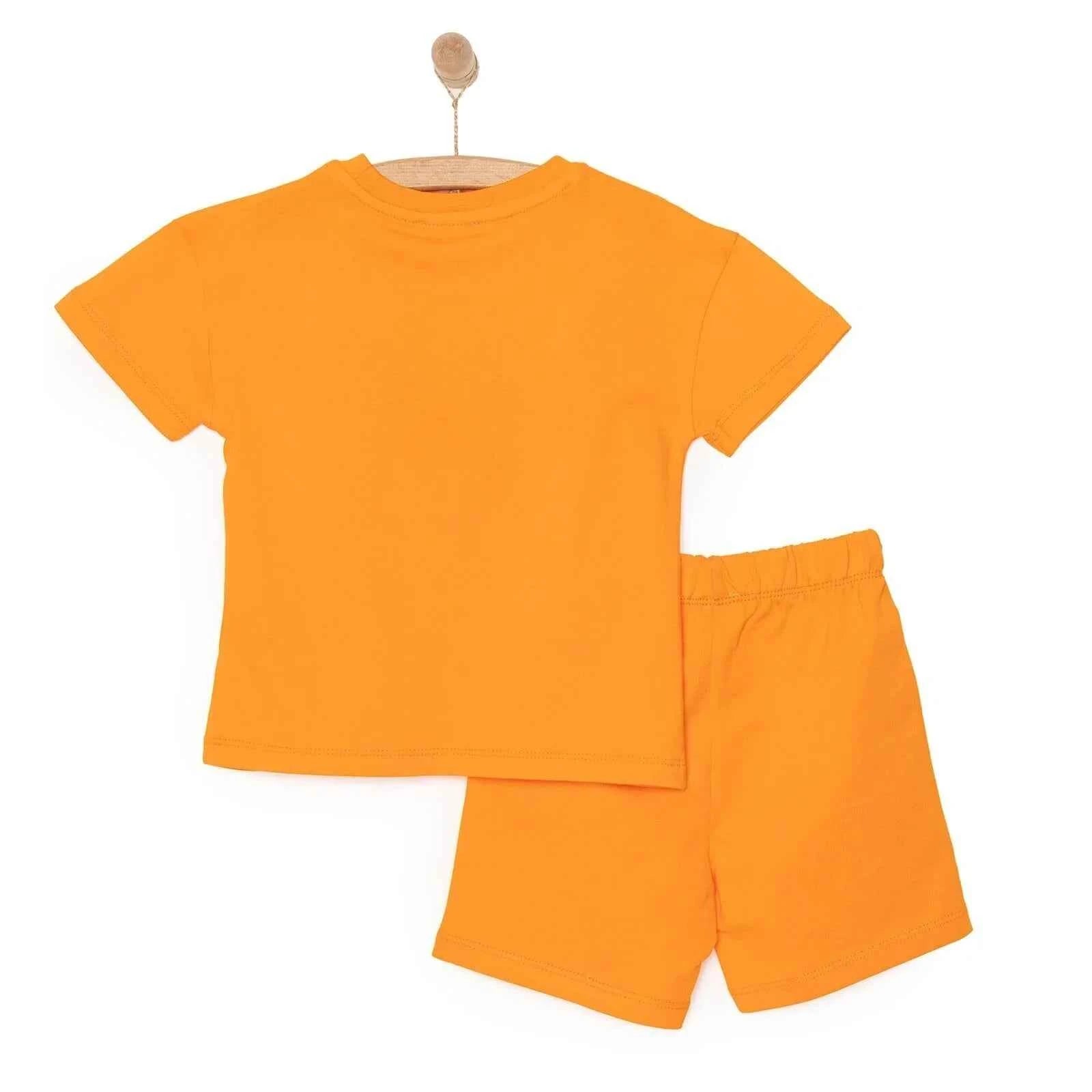 HelloBaby Motto Boy T-shirt & Short - Orange