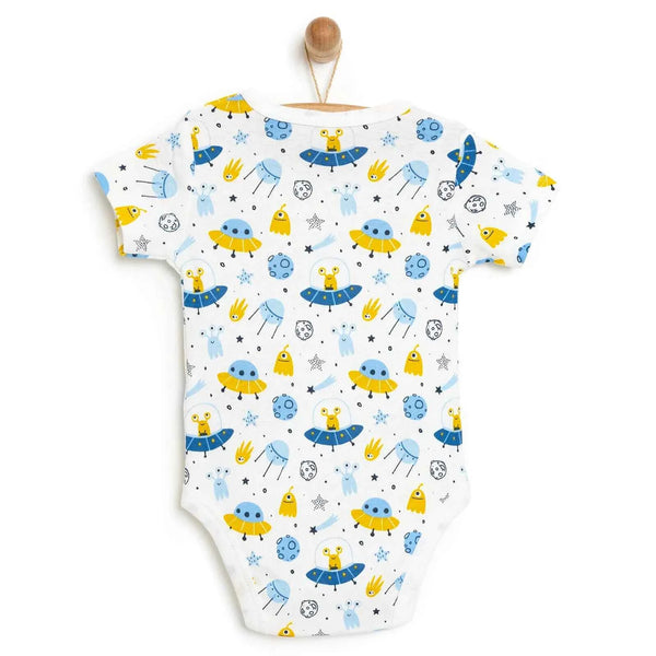 HelloBaby Baby Boy Short Sleeve  Body - White