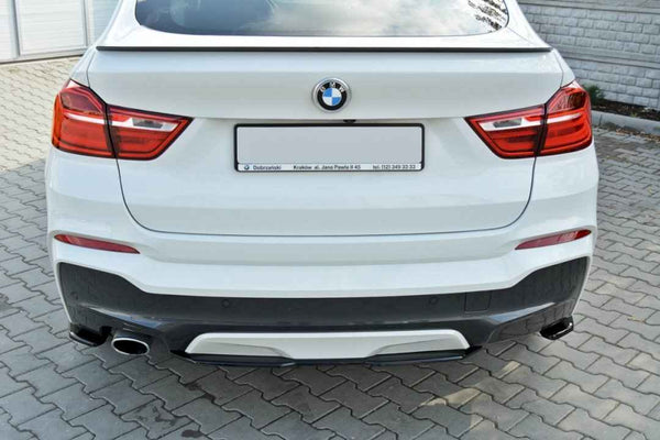 Maxton Design - CENTRAL REAR SPLITTER BMW X4 M-PACK (WITHOUT A VERTICAL BAR)