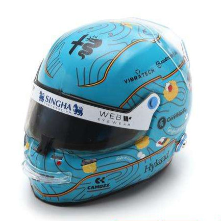 Valtteri Bottas F1 Belgian GP 2023 Helmet 1:5 Scale Spark Resin Replica