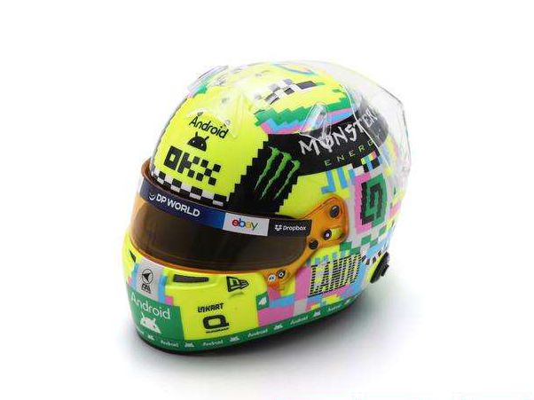 Lando Norris F1 British GP 2024 Helmet 1:5 Scale Spark Resin Replica