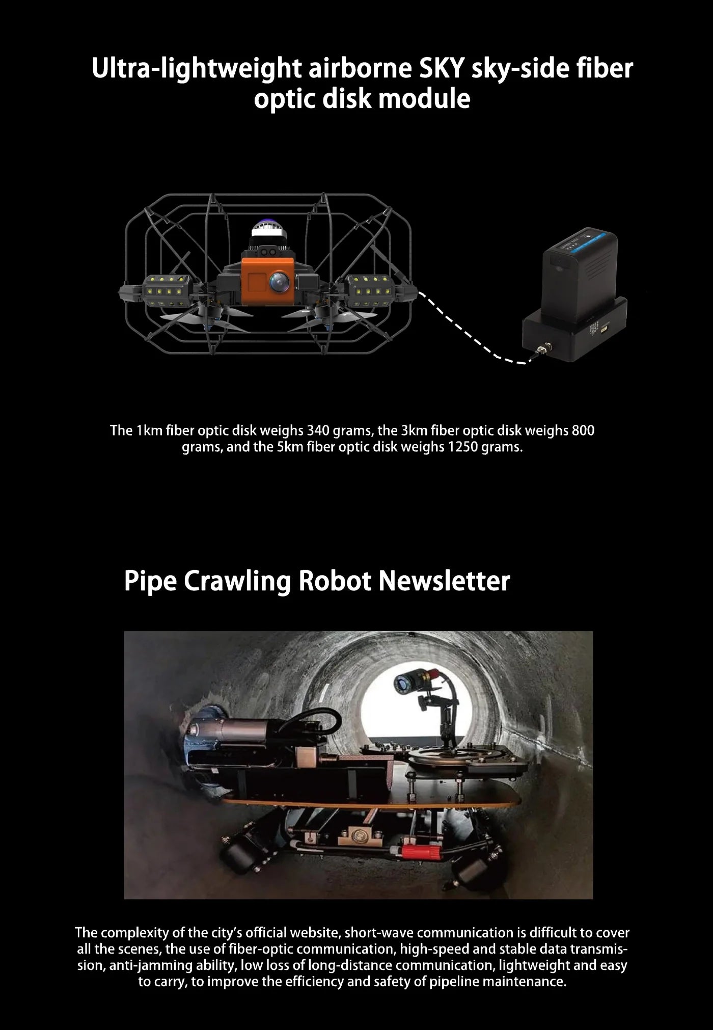 5km Optic Fibre Canister (FPV video feed + RC control)