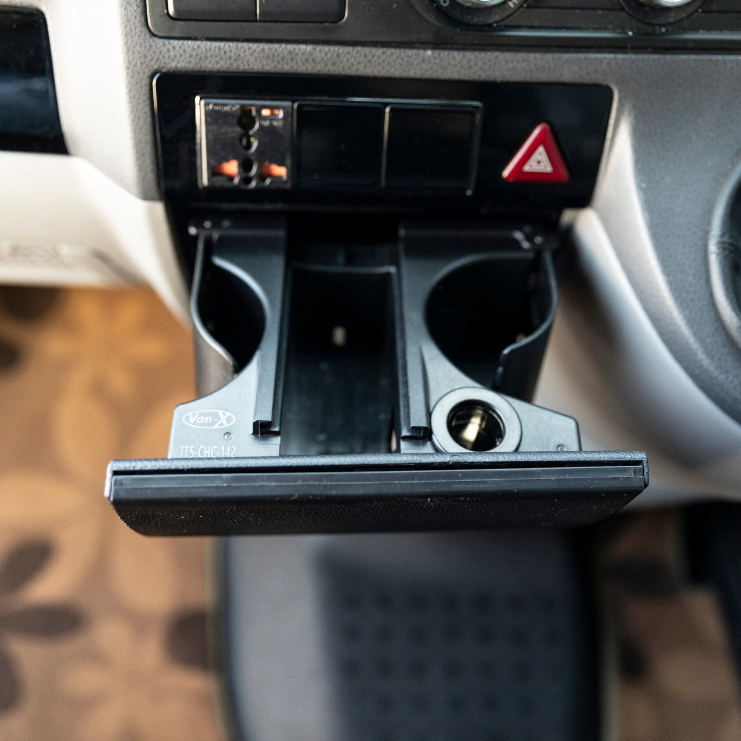 For VW T5 Transporter Campervan Cup Holder with Extension - 2 Extra Replacement Drink Holders