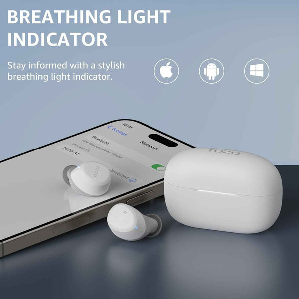 Wireless Earbuds Bluetooth 5.3 HiFi Stereo 30H Playtime IPX5 TOZO A1