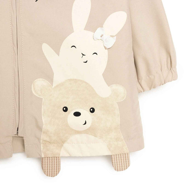 Midimod Girl Raincoat - Beige