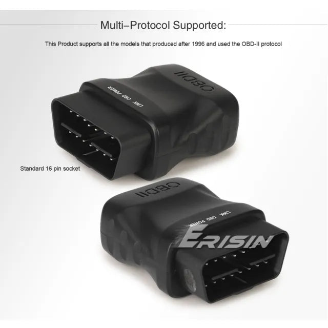 ES357 OBD2 Scanner V 1.5 BT4.0 Car Diagnostic Tool Code Reader Fault Scanner Data Gauges for iOS Android Windows