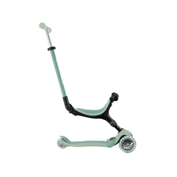 Globber Go Up Active Lights Eco Scooter - Pistachio
