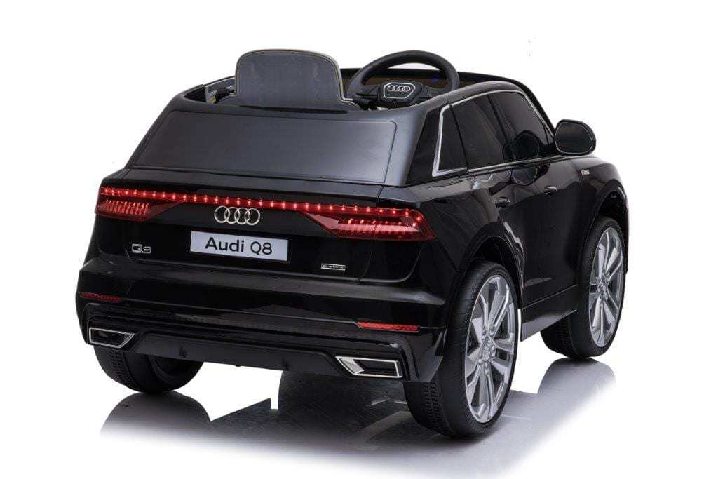 Licensed 12v Audi Q8 Electric Ride on SUV with Parental Remote Control - Black