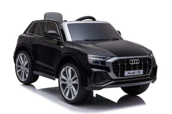 Licensed 12v Audi Q8 Electric Ride on SUV with Parental Remote Control - Black