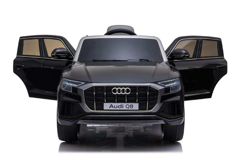 Licensed 12v Audi Q8 Electric Ride on SUV with Parental Remote Control - Black