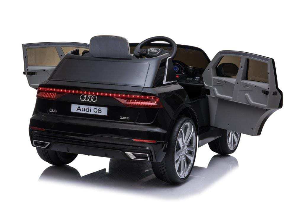 Licensed 12v Audi Q8 Electric Ride on SUV with Parental Remote Control - Black