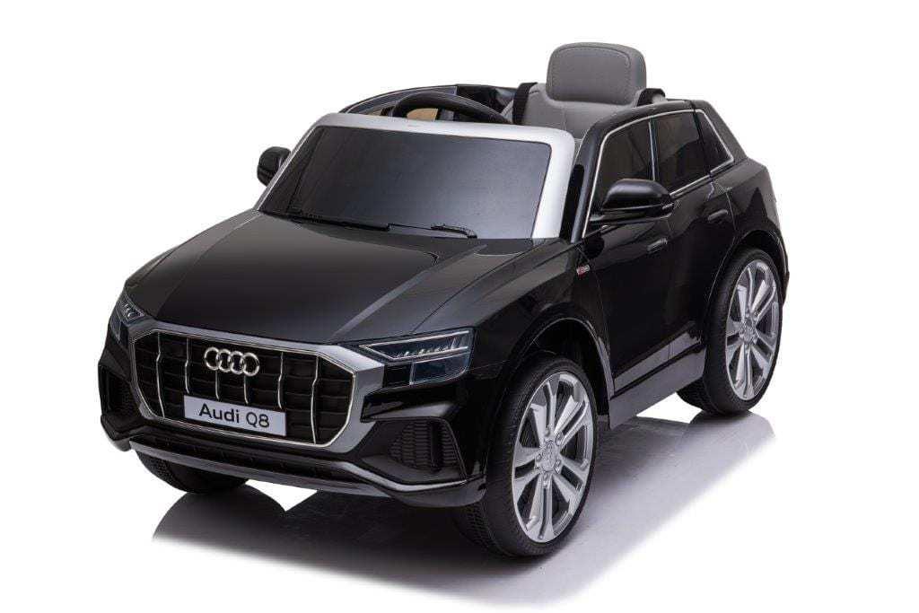 Licensed 12v Audi Q8 Electric Ride on SUV with Parental Remote Control - Black