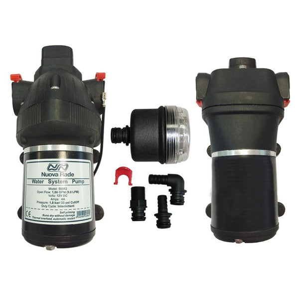 Water Pump 8 L/min (1.76 gal/min) 12V Marine Pump | 4Boats
