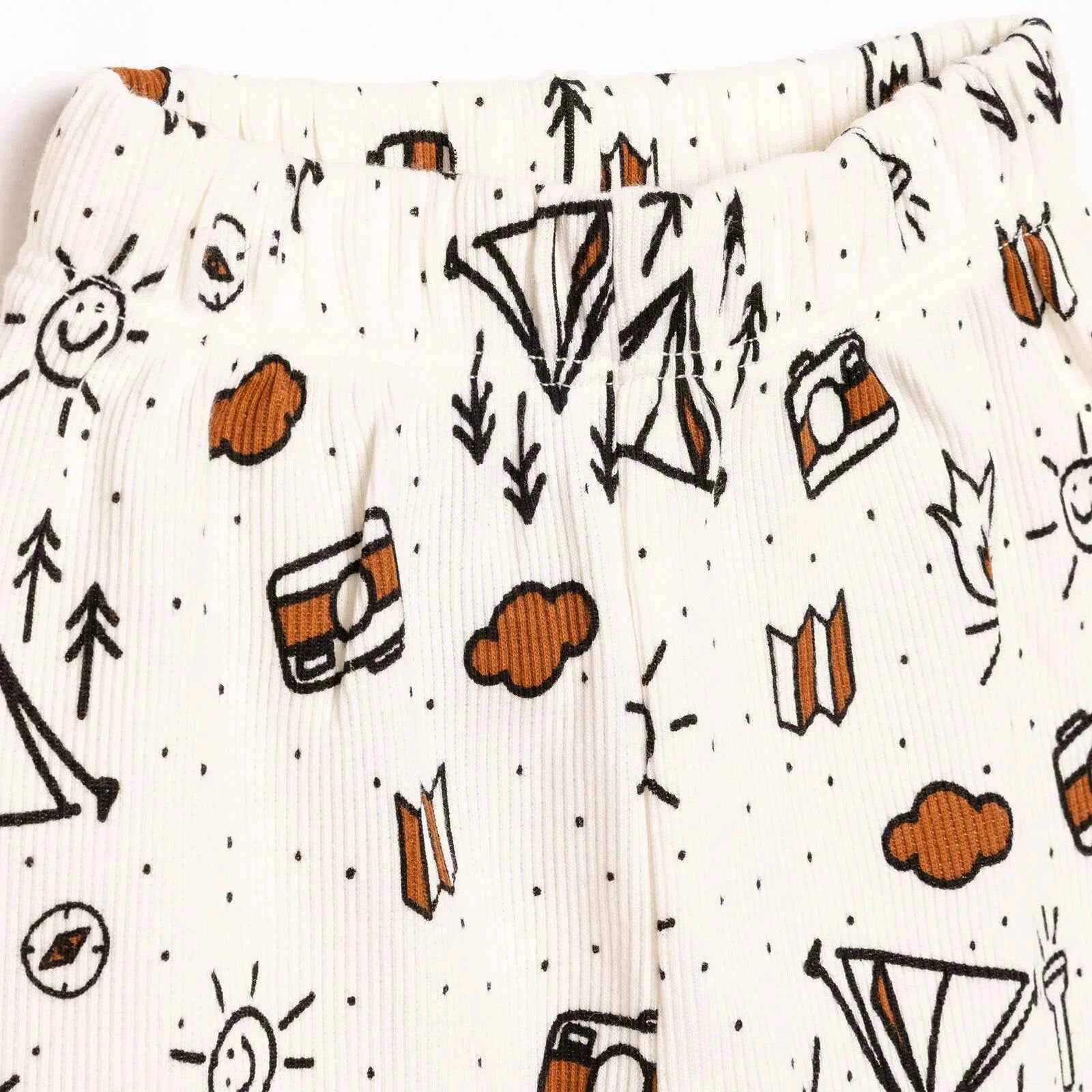 HelloBaby  Baby Boy Long Sleeve Pyjamas - Ecru