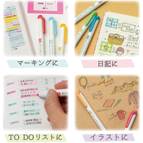 Zebra Highlighter Mildliner 35 Color Set Gift Box WKT7-35C , Multicolor