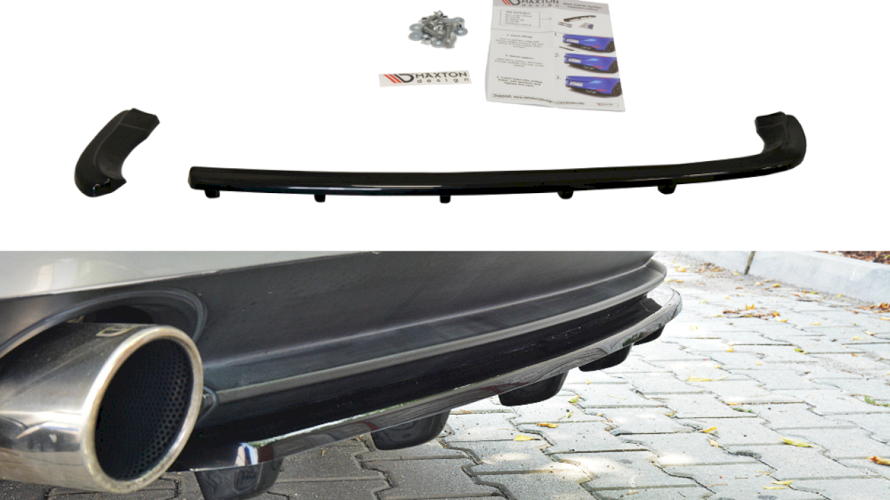 Maxton Design - CENTRAL REAR SPLITTER ALFA ROMEO 159 (WITH VERTICAL BARS)