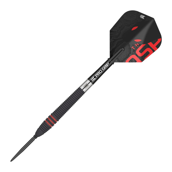 TARGET Darts Nathan Aspinall The Asp Black 22G 80% Tungsten Swiss Point Steel Tip Darts Set
