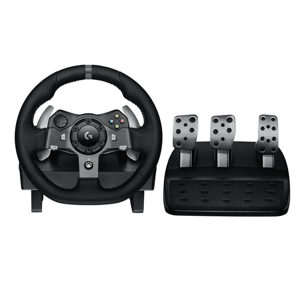 Logitech G G29 Driving Force Racing Wheel and Floor Pedals, Real Force Feedback, Stainless Steel Paddle Shifters, Steering Wheel Cover for PS5, PS4, PC, Mac - Black