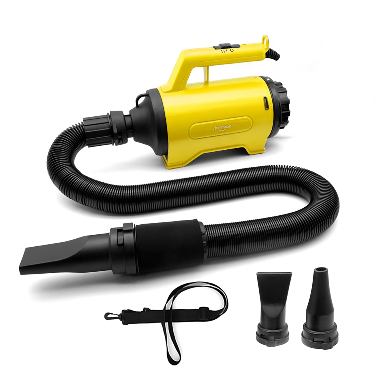 shernbao High Velocity Car & Motorcycle Dryer Blower for Auto Detailing and Cleaning Dusting 240 V / 1200 W-3.2 HP