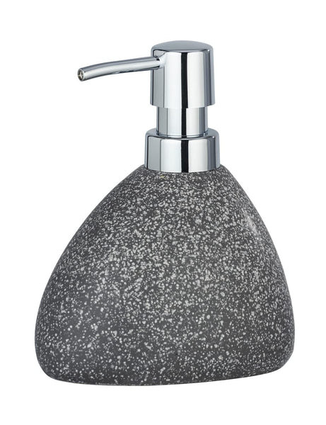 WENKO Ceramic Pion Soap Dispenser Liquid Soap Dispenser Grey