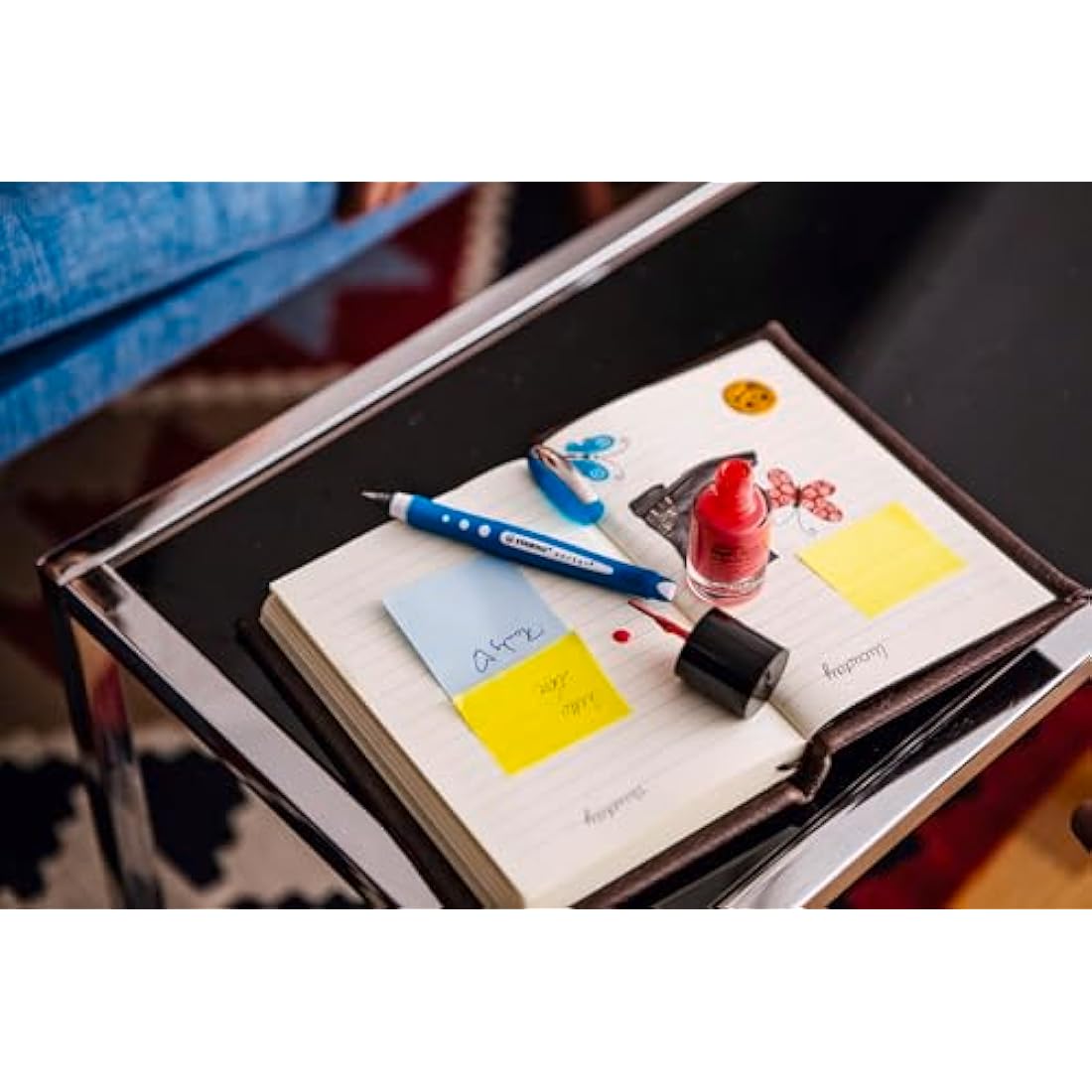 STABILO worker+ colorful - Rollerball - Pack of 10 - Red