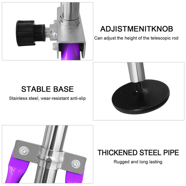 FBSPORT Gymnastics Bar, Folding Horizontal Bar Gymnastics Equipment for Kids Home Training, Expandable Gymnastics Training Bar Junior with Adjustable Height for Girls Boys